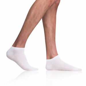 Pánské nízké ponožky BAMBUS AIR IN-SHOE SOCKS - Krátké pánské bambusové ponožky - bílá