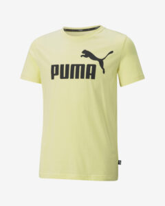 Puma Logo Tričko detské Žltá