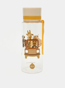 Žltá plastová fľaša s potlačou EQUA 400 ml