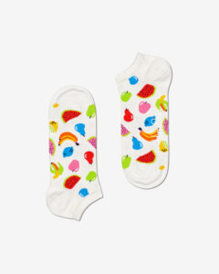 Happy Socks Fruit Low Ponožky Biela Viacfarebná