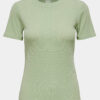 Svetlozelené tričko Jacqueline de Yong Kissa