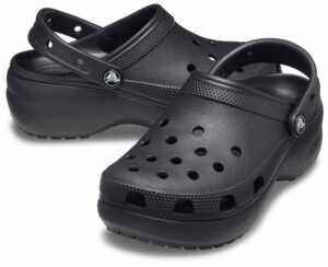 Crocs čierne topánky Classic Platform Clog W Black
