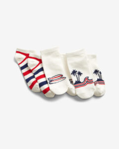GAP Ponožky 3 páry detské Biela