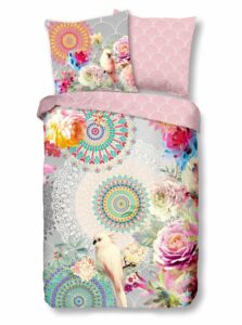 Home farebné obojstranné posteľné obliečky na jednolôžko Hip Lucero 140x200cm
