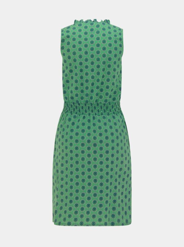 Zelené bodkované šaty Tranquillo