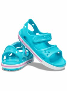 Crocs tyrkysové dievčenské sandále Crocband II Sandal PS Digital Aqua