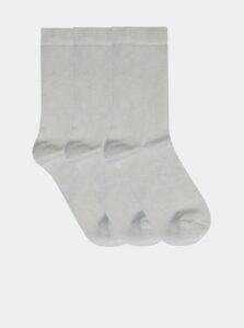 Sada troch párov šedých ponožiek M&Co