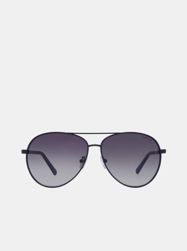 Modro-čierne pánske slnečné okuliare Guess