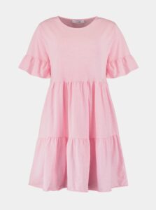 Ružové voľné šaty Hailys