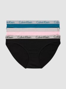 Nohavičky pre ženy Calvin Klein - čierna, modrá, ružová