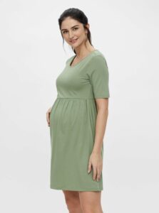 Zelené tehotenské šaty Mama.licious Elnora
