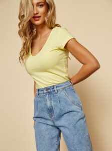 Basic tričká pre ženy ZOOT Baseline - žltá