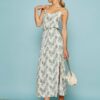 Letné a plážové šaty pre ženy ZOOT - biela, zelená