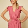 Ružové zavinovacie šaty ZOOT Francine