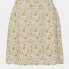 Žlto-krémová kvetovaná sukňa Selected Femme Milly