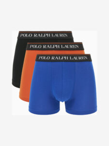 Polo Ralph Lauren Classic Trenýrky 3 ks Čierna Modrá Oranžová