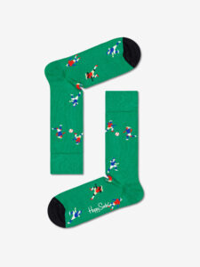 Happy Socks Football Ponožky Zelená