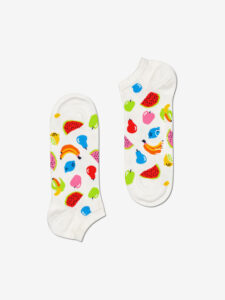 Happy Socks Fruit Low Ponožky Biela