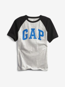 GAP Logo Tričko detské Modrá Šedá