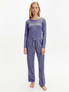 Pyžamká pre ženy Calvin Klein - svetlofialová