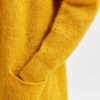 Žltý kardigan s prímesou vlny z alpaky Selected Femme Lulu