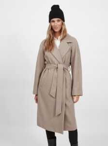 Kabáty pre ženy VILA - béžová
