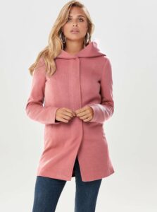 Ružový kabát ONLY Sedona