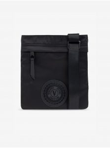 Čierna pánska malá crossbody taška Versace Jeans Couture V-emblem