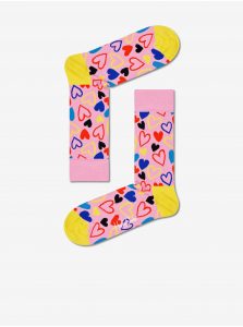 Ponožky pre ženy Happy Socks - ružová, žltá