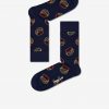 Ponožky pre ženy Happy Socks - tmavomodrá