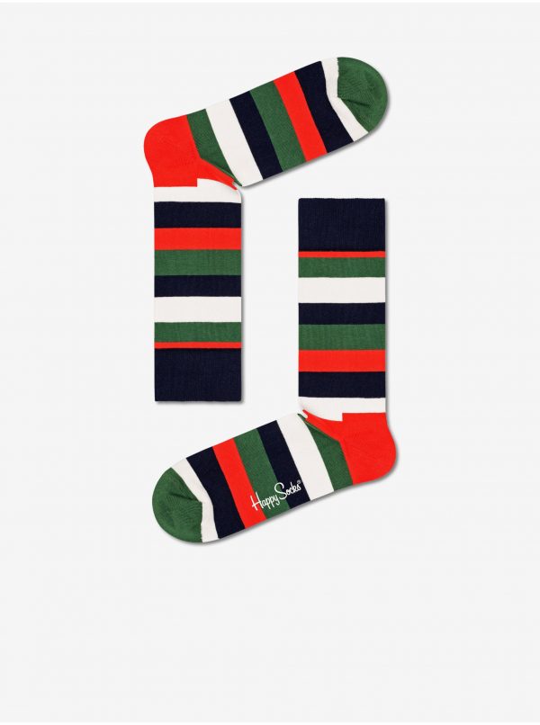 pre mužov Happy Socks - tmavomodrá, zelená, červená, čierna, biela