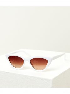 Biele slnečné okuliare CAMAIEU