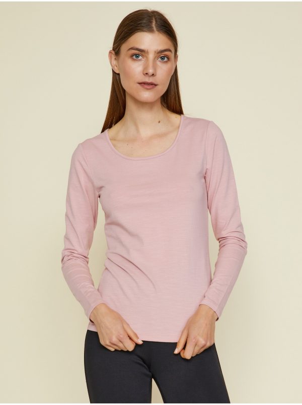 Topy a tričká pre ženy ZOOT Baseline - svetloružová