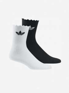 adidas Originals Ruffle CRW Ponožky 2 páry Biela