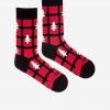 Ponožky pre ženy Fusakle - červená, čierna