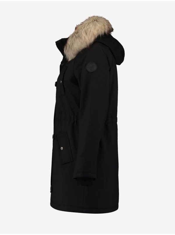 Čierny zimný kabát Hailys Ilona