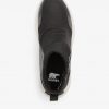 Čierne dámske členkové semišové topánky SOREL Explorer