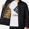 Čierna pánska zimná bunda Columbia