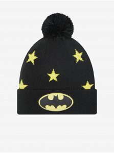 Žlto-čierna chlapčenská vzorovaná čiapka New Era Star Bobble