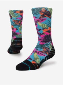 Modré pánske vzorované ponožky Stance Tropical Breeze