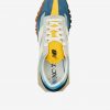 Žlto-modré pánske kožené topánky New Balance