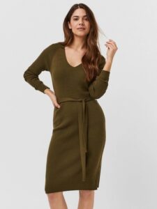 Vero Moda Gold Šaty Zelená