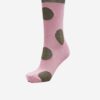 Ružové bodkované ponožky Selected Femme Vida
