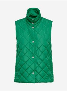 Zelená prešívaná vesta ONLY Viola