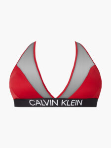 Calvin Klein High Apex Triangle-RP Vrchný diel plaviek Červená