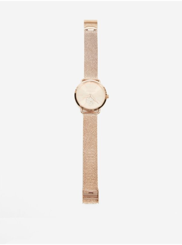 Dámske hodinky s remienkom v ružovozlatej farbe Michael Kors