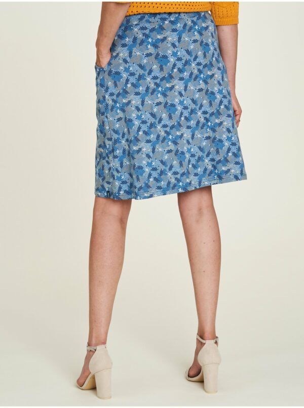 Modrá dámska vzorovaná sukňa Tranquillo