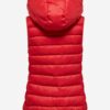 Červená dámska prešívaná vesta ONLY New Tahoe