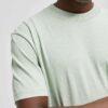 Svetlozelené basic tričko Selected Homme Colman