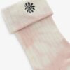 Bielo-ružové dámske vzorované ponožky VANS Divine Energy
